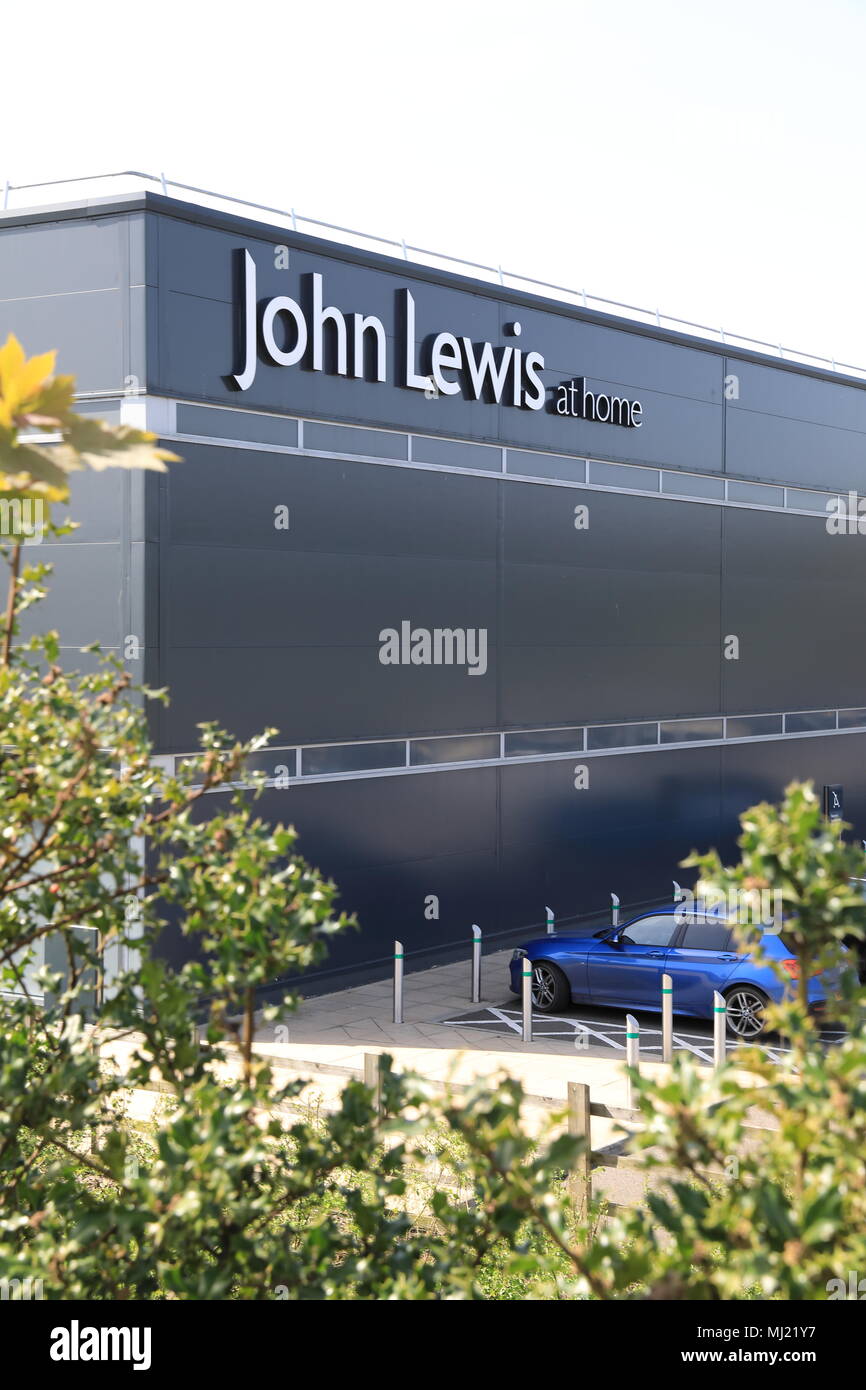 John Lewis at Home, out of town store, in Ashford, Kent, UK Stock Photo