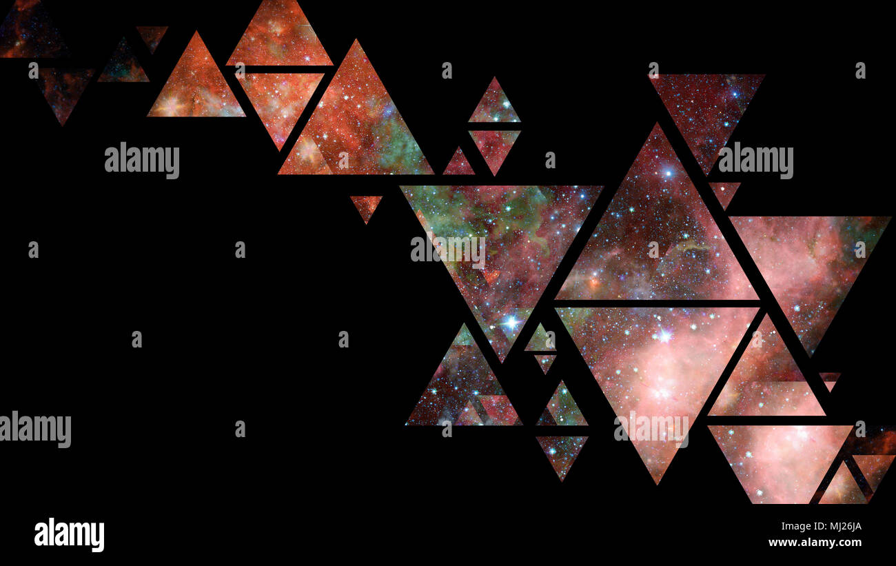 Space and geometry design. Minimal art concept. Abstract background ...