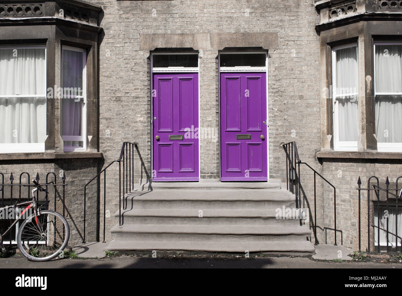 The House With Two Front Doors Stock Photos The House With Two