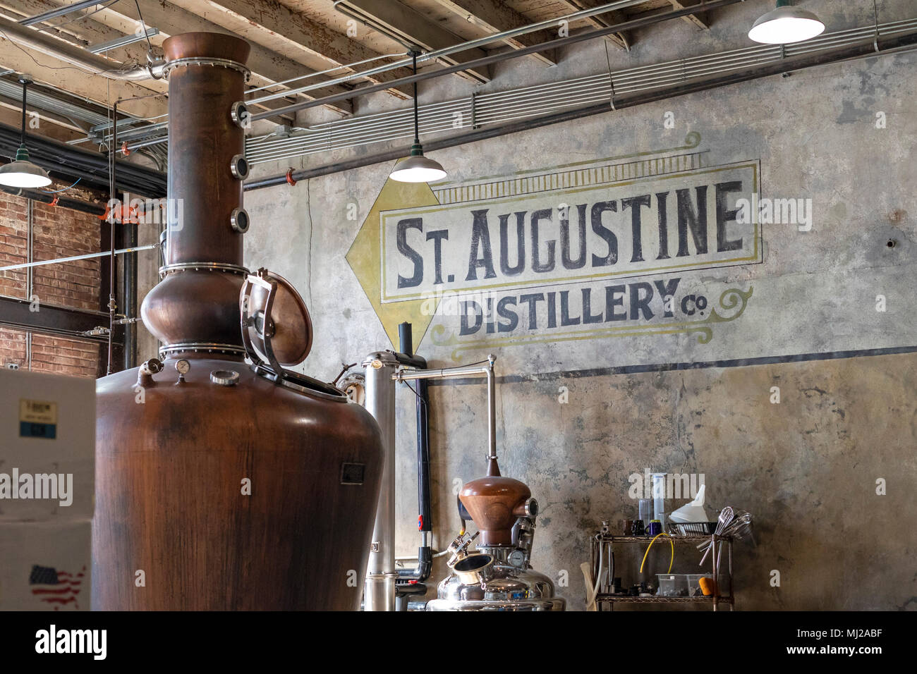 St. Augustine, Florida The St. Augustine Distillery. The company uses
