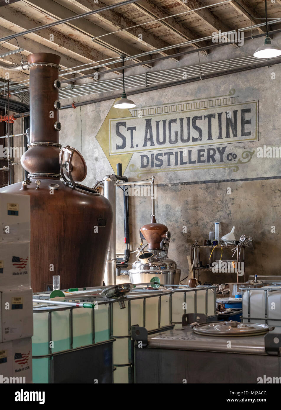 St. Augustine, Florida The St. Augustine Distillery. The company uses
