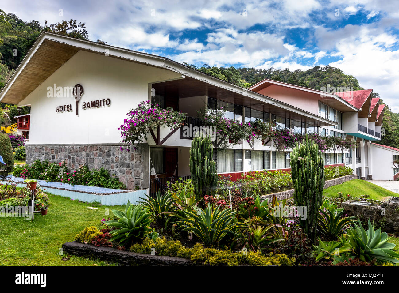 Hotel Bambito, Chiriqui, Panama Stock Photo