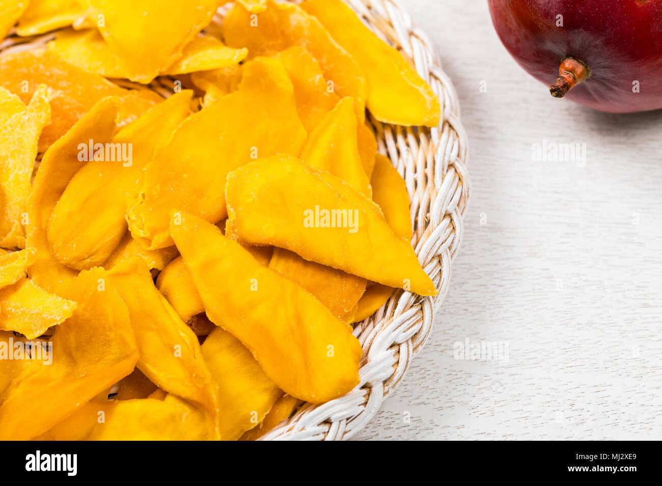 Dried Mango Fruit Stock Photo Alamy