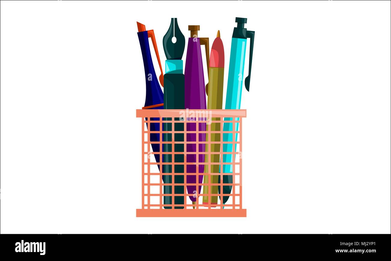Pencil Pen Design Template Isolated Vector Stock Vector Image Art Alamy Pencil Pen Design Template Isolated Vector Stock Vector Image Art Alamy