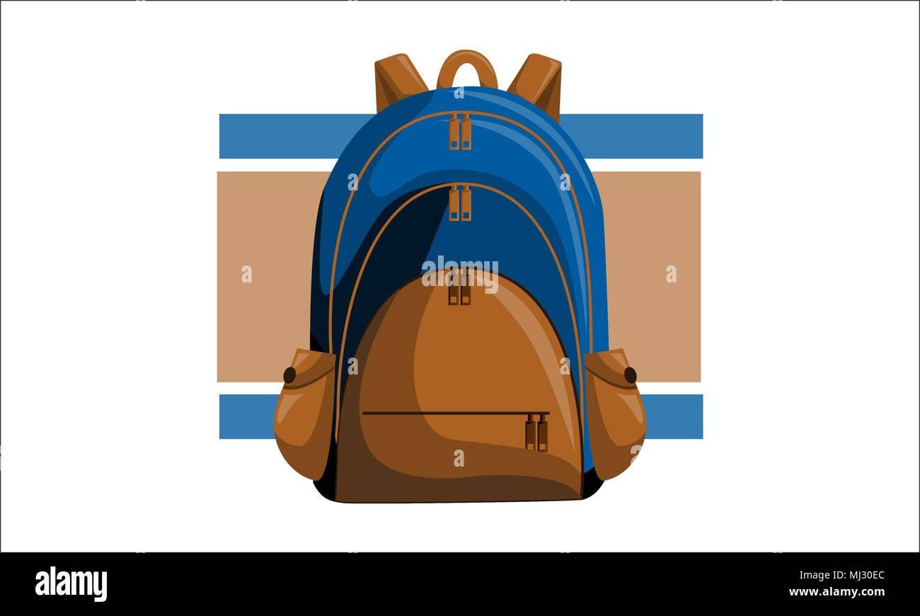 Bag Back to School Vector Stock Vector Image & Art - Alamy