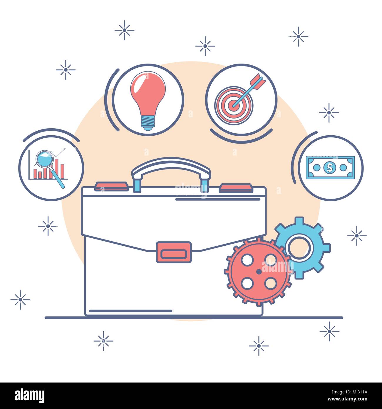 Money and bank concept Stock Vector Image & Art - Alamy