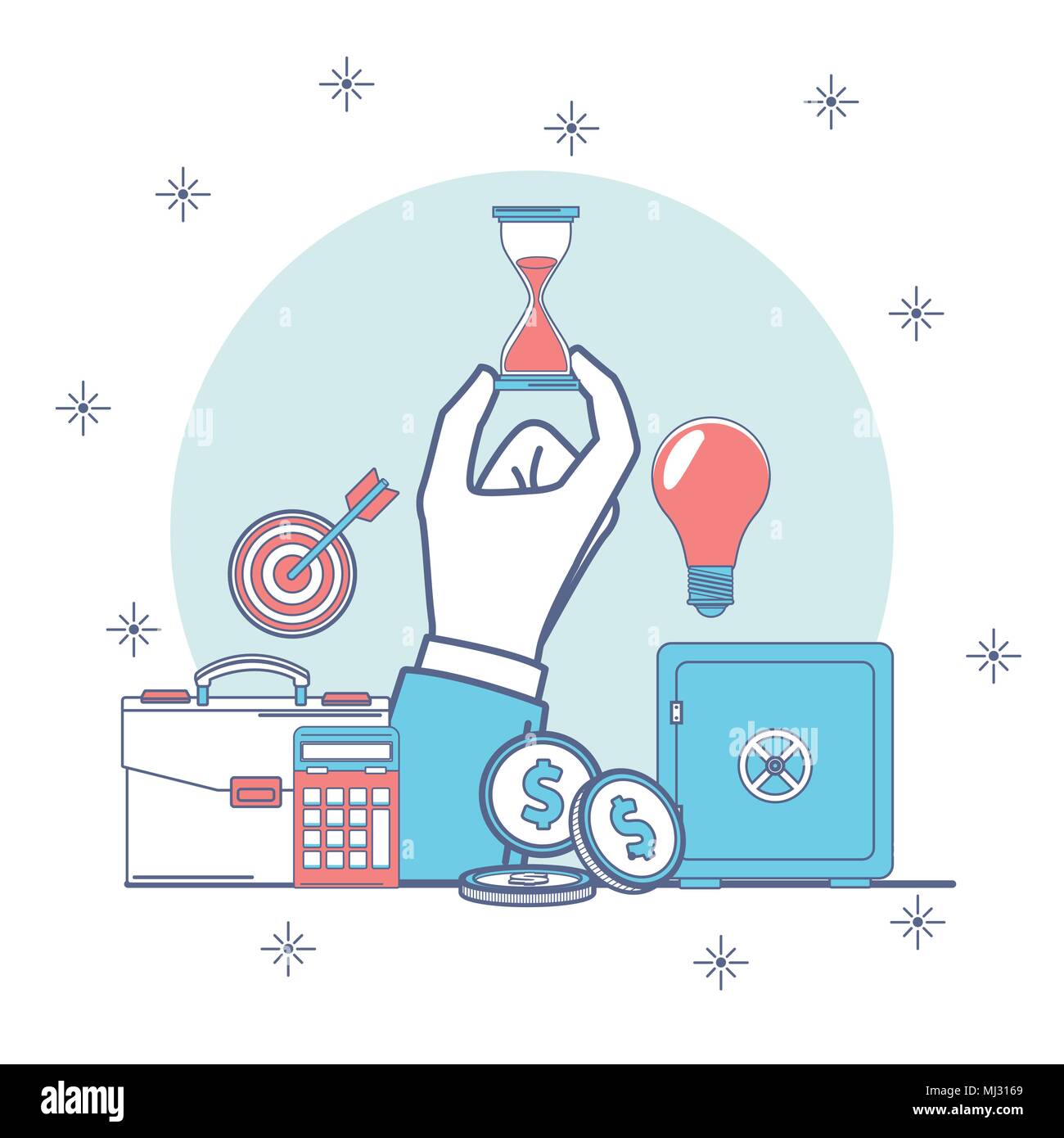 Business and money concept Stock Vector Image & Art - Alamy