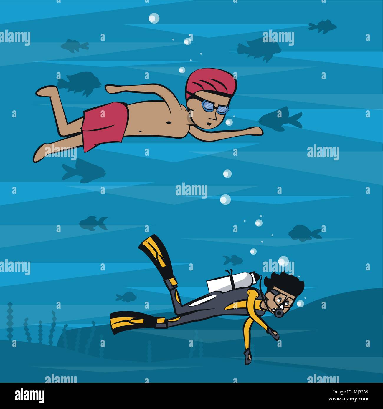 Summer water sport concept Stock Vector Image & Art - Alamy