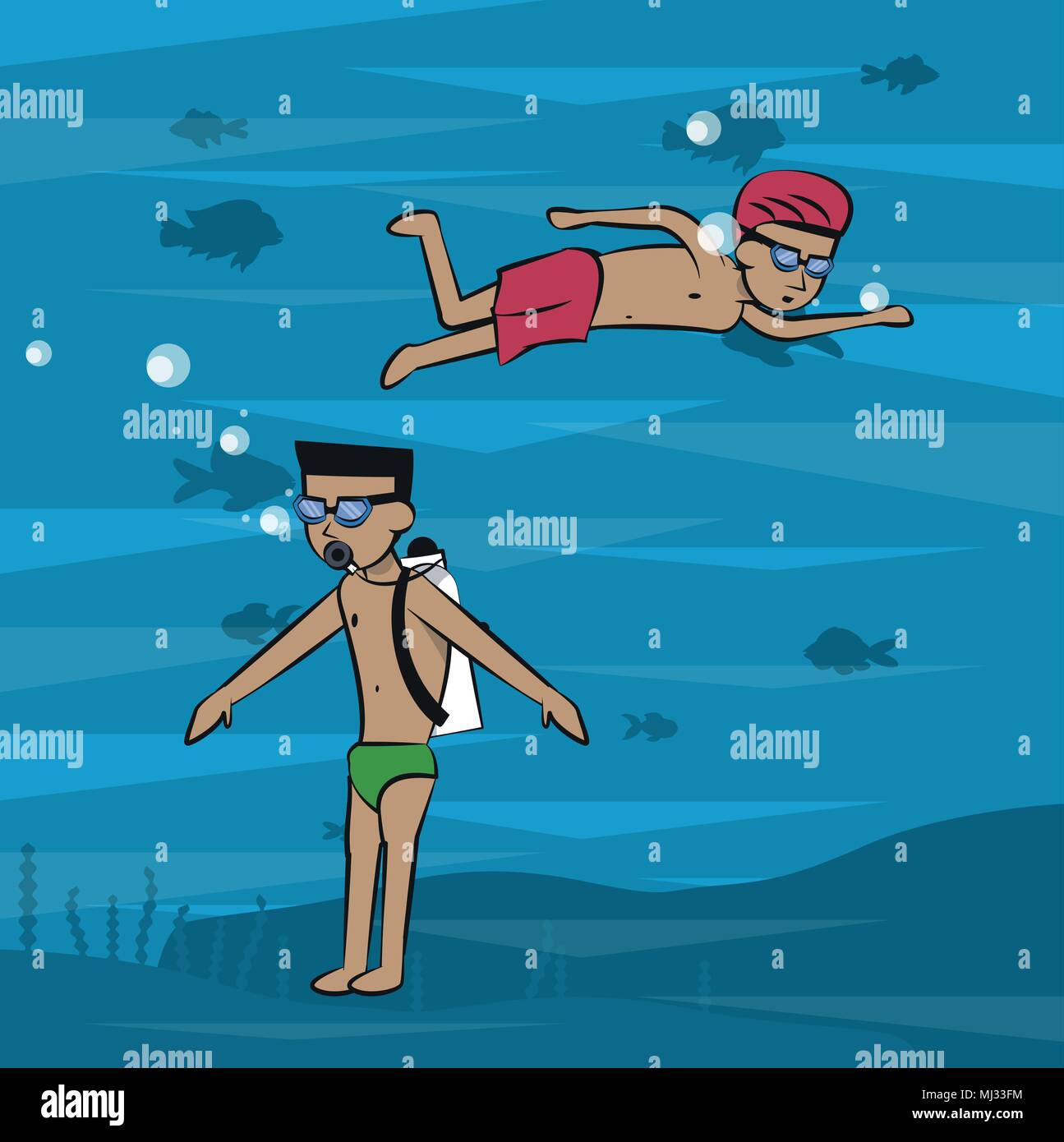 Summer water sport concept Stock Vector Image & Art - Alamy