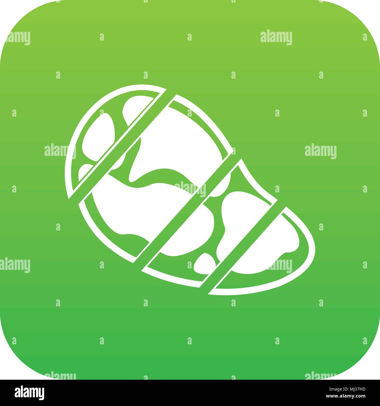 Steak icon digital green Stock Vector Image & Art - Alamy