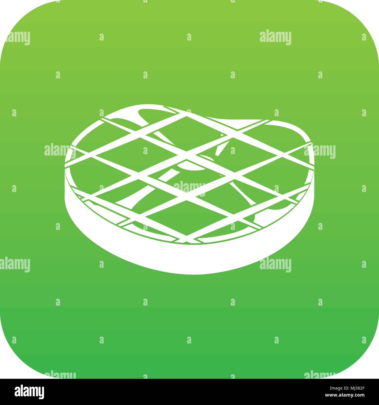 Steak icon digital green Stock Vector Image & Art - Alamy