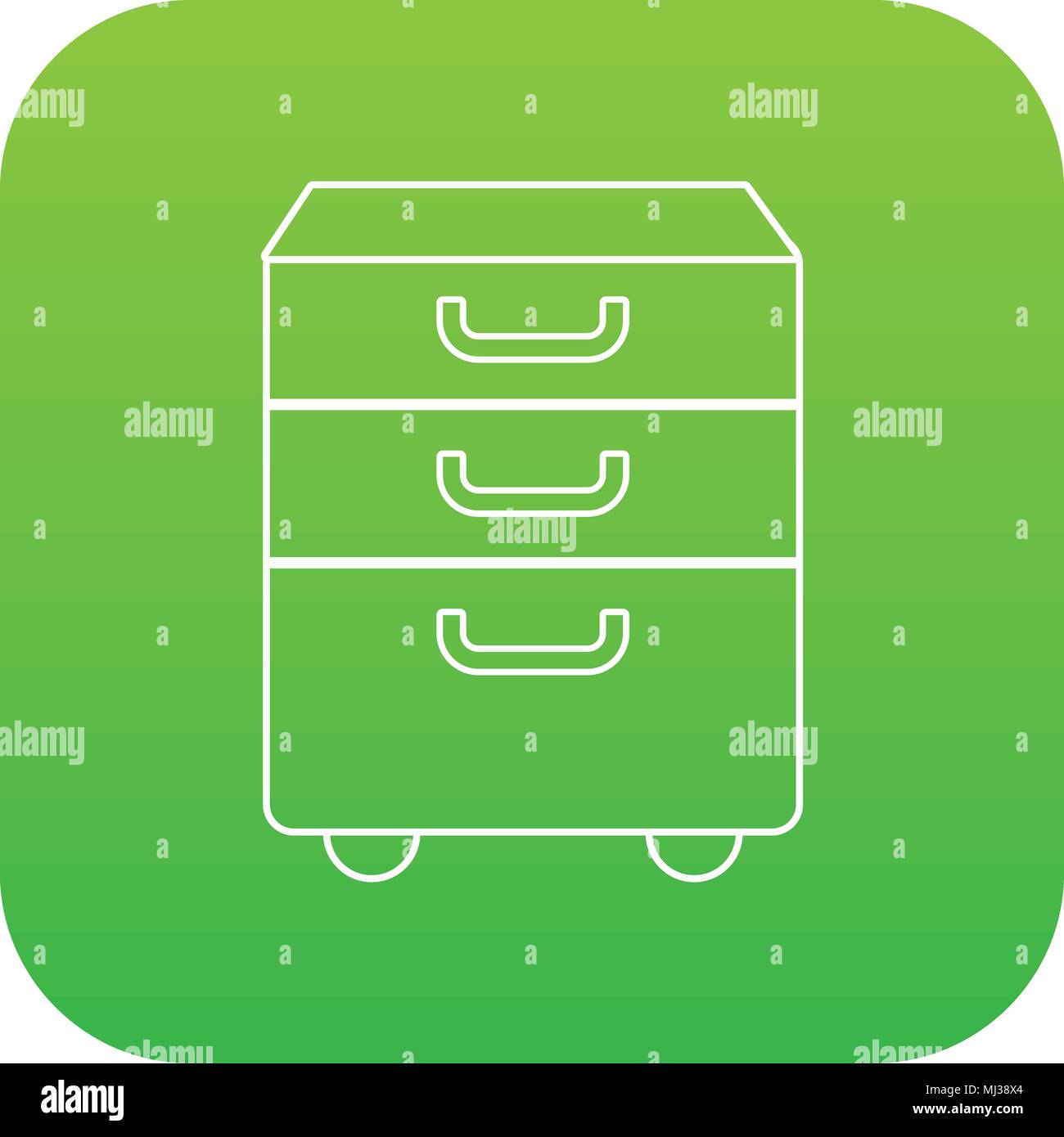 Office closet icon green vector Stock Vector Image & Art - Alamy