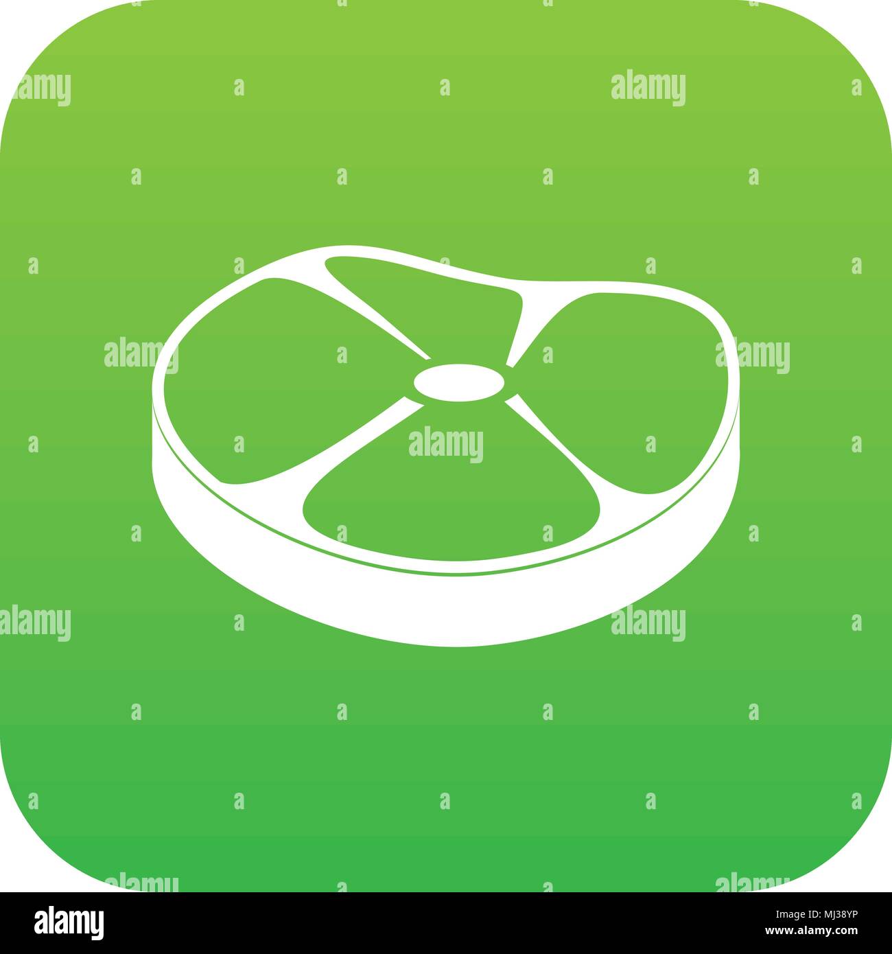 Steak icon digital green Stock Vector Image & Art - Alamy