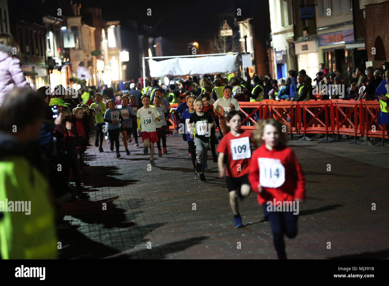 Chichester Corporate Challenge event in the centre of Chichester, West