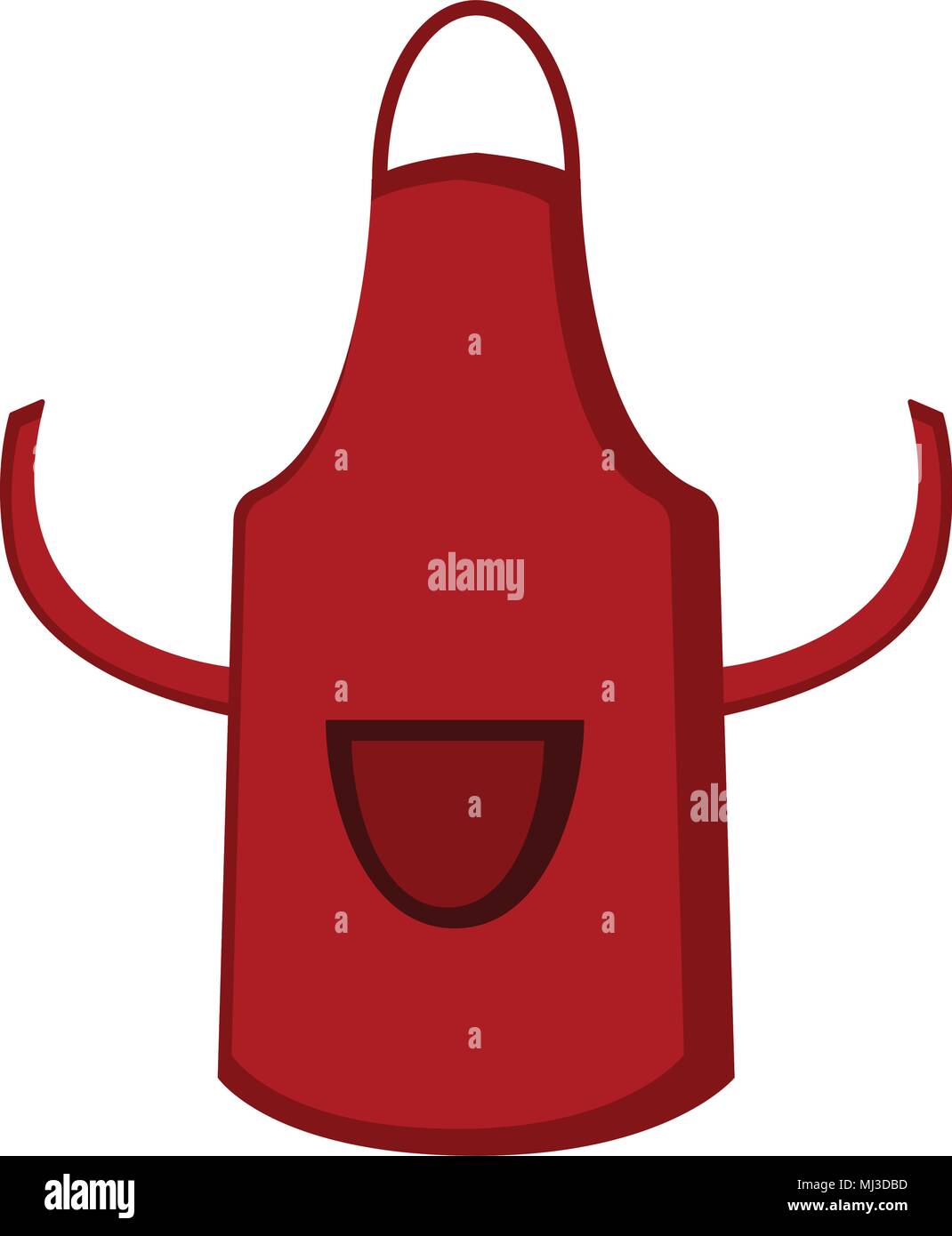 Isolated kitchen apron icon Stock Vector Image & Art - Alamy