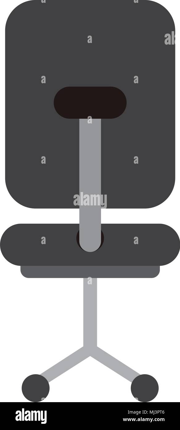 office chair furniture wheels image vector illustration Stock Vector ...