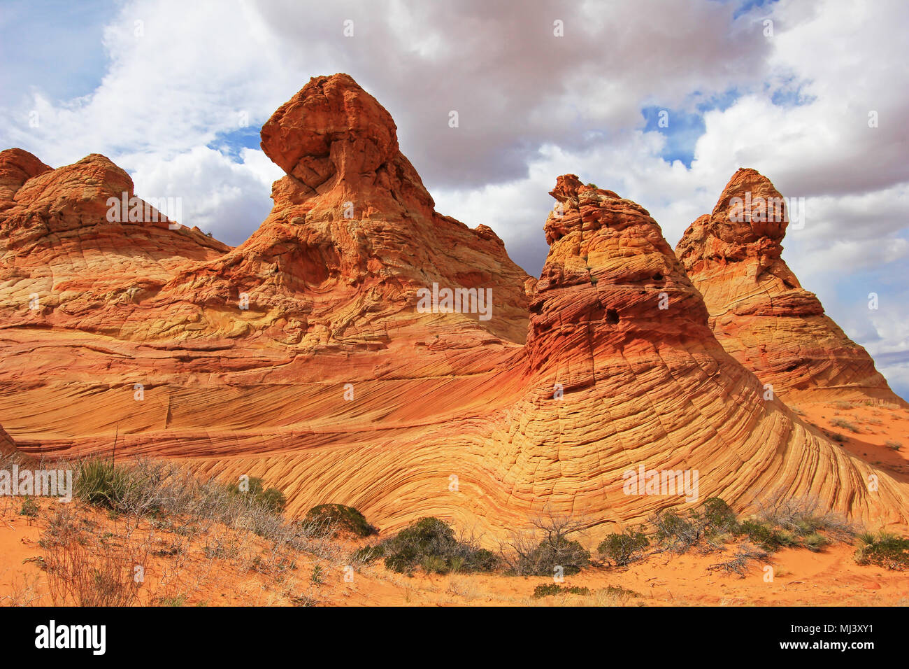 Cottonwood Teepees, a rock formation near The Wave at Coyote Buttes
