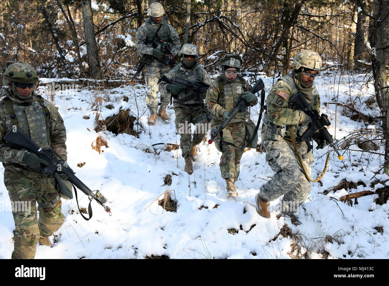 U.S. Army Reserve Soldiers of the 461st Human Resources Company and the ...