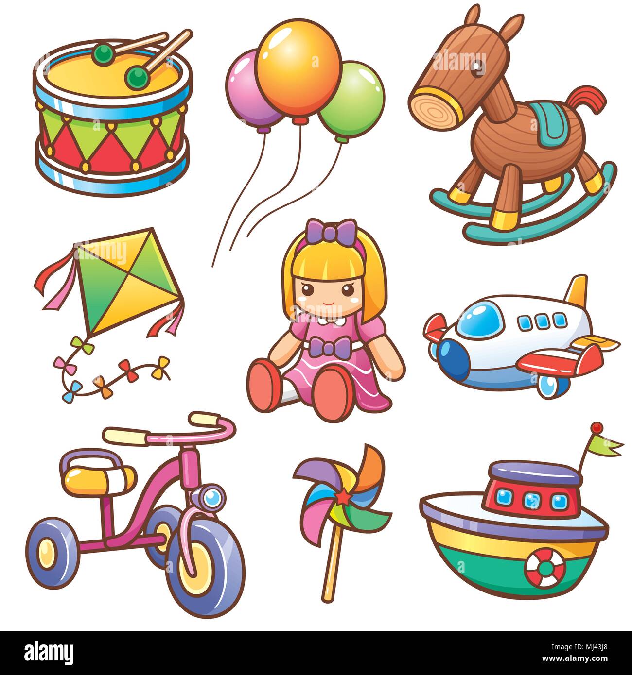 5 toys cartoon