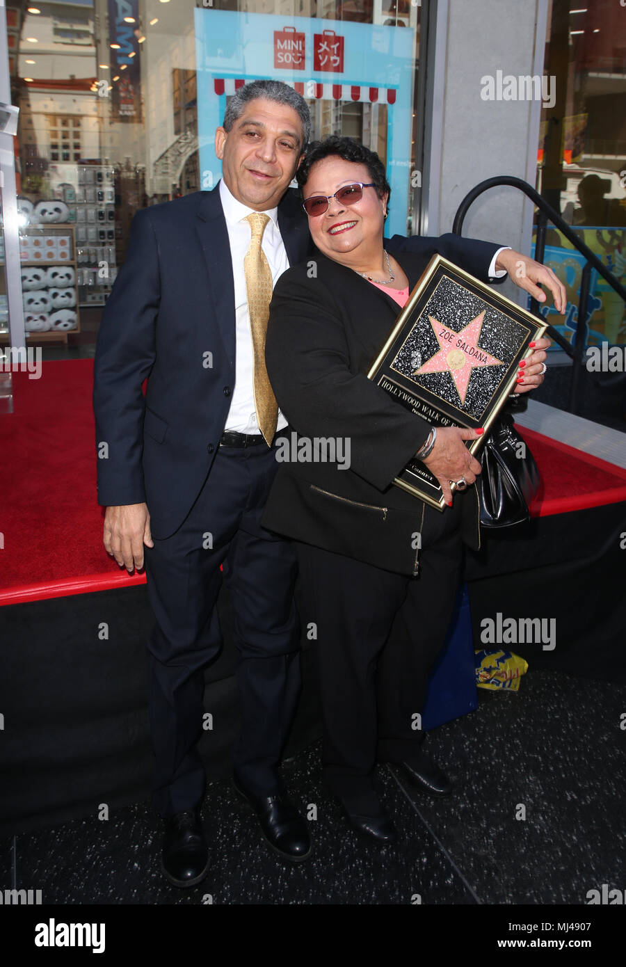 Hollywood, Ca. 3rd May, 2018. Aridio Saldaña, Asalia Nazario, at the