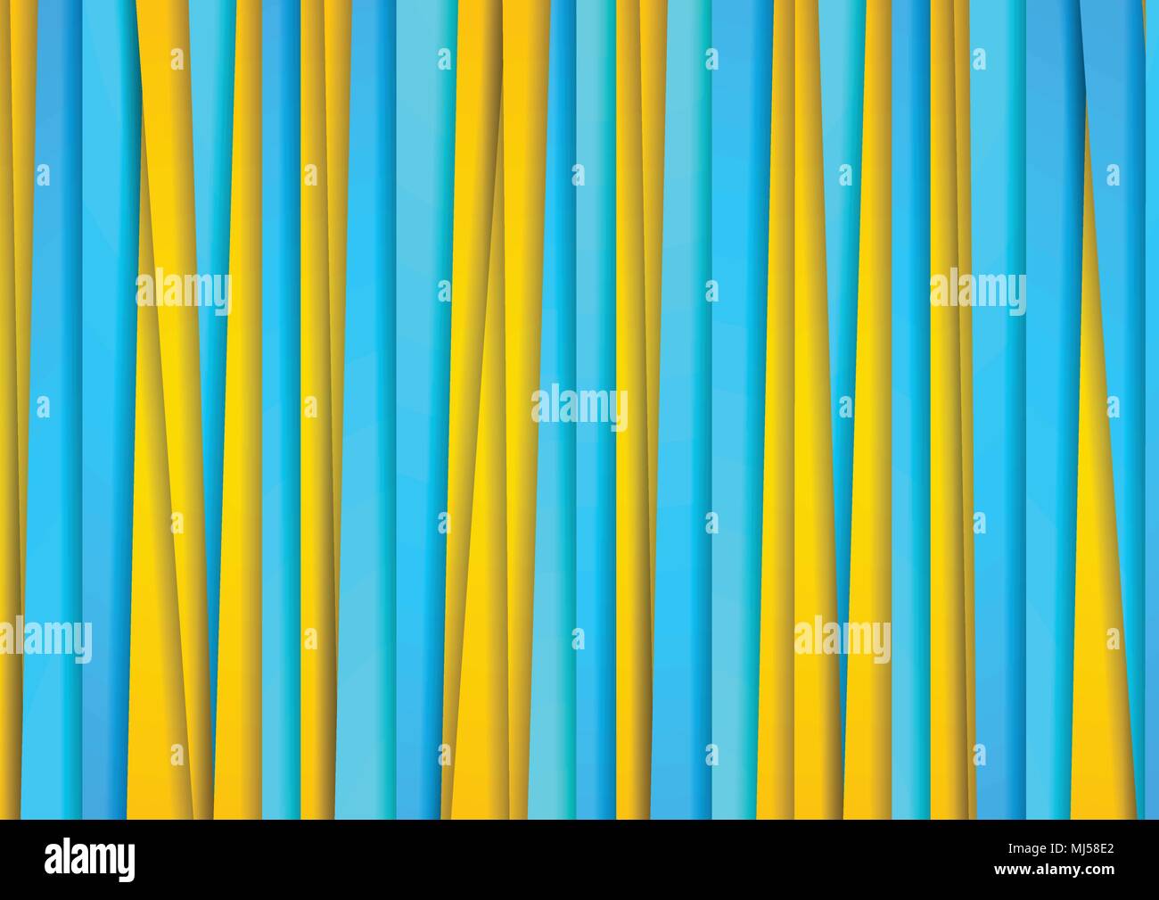Yellow and turquoise abstract corporate stripes background. Vector ...