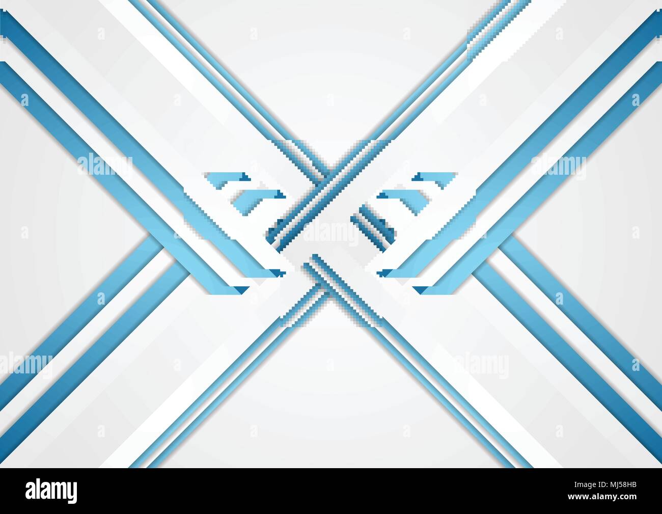 Blue and grey abstract tech corporate vector background Stock Vector ...