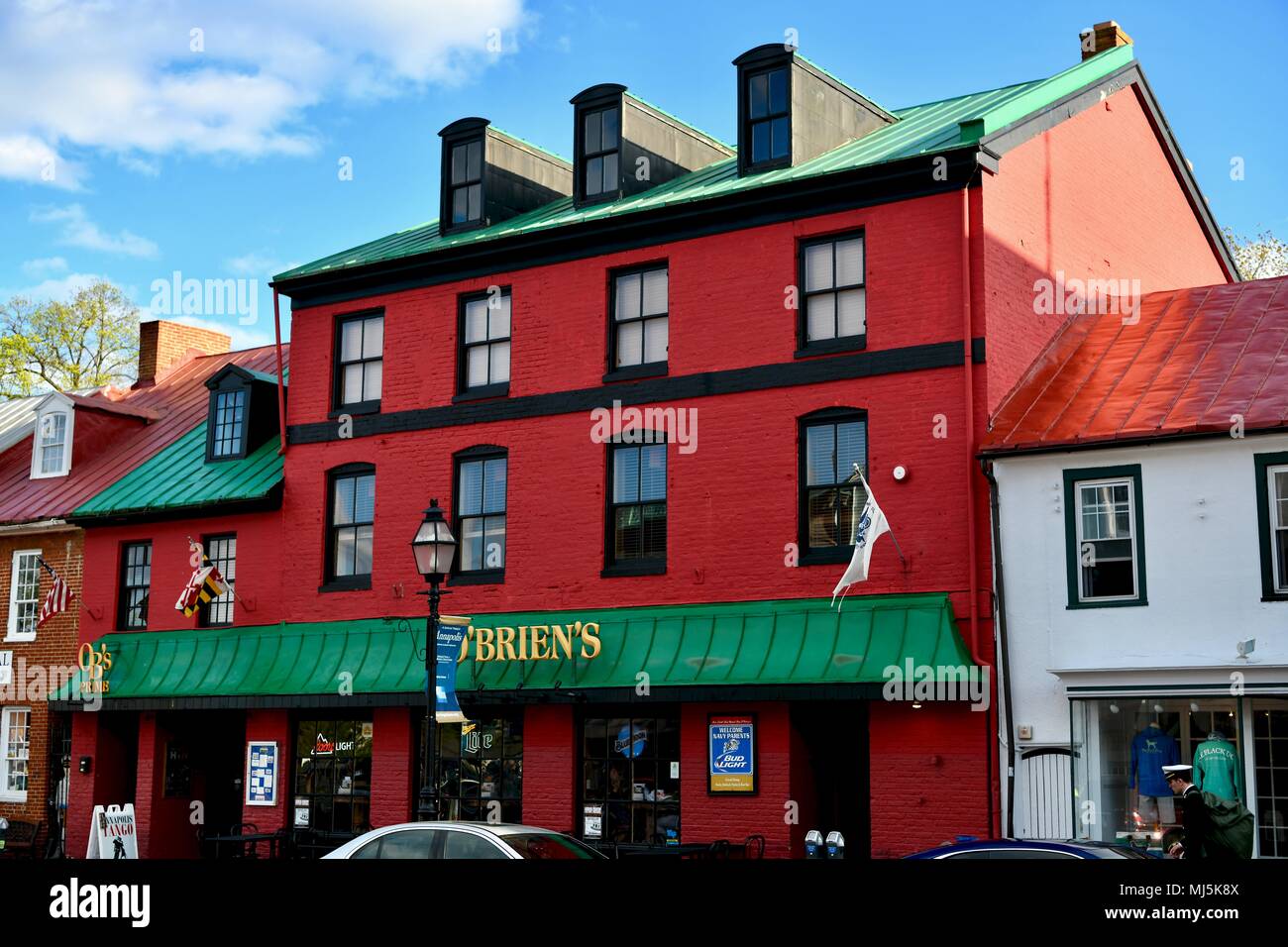 O'Brien's Oyster Bar & Restaurant in historic Annapolis, MD, USA Stock Photo