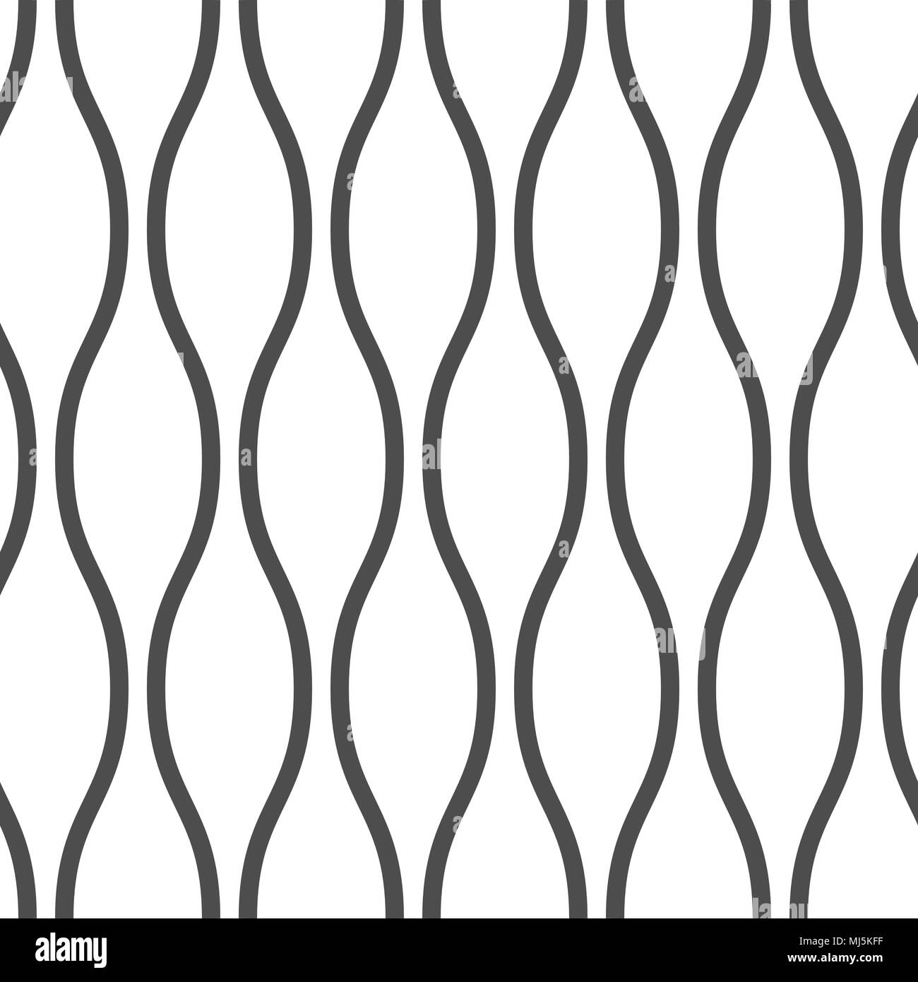 Wave Line Pattern Vector Image Illustrator art vector vectors Black and White Stock Photos & Images ...