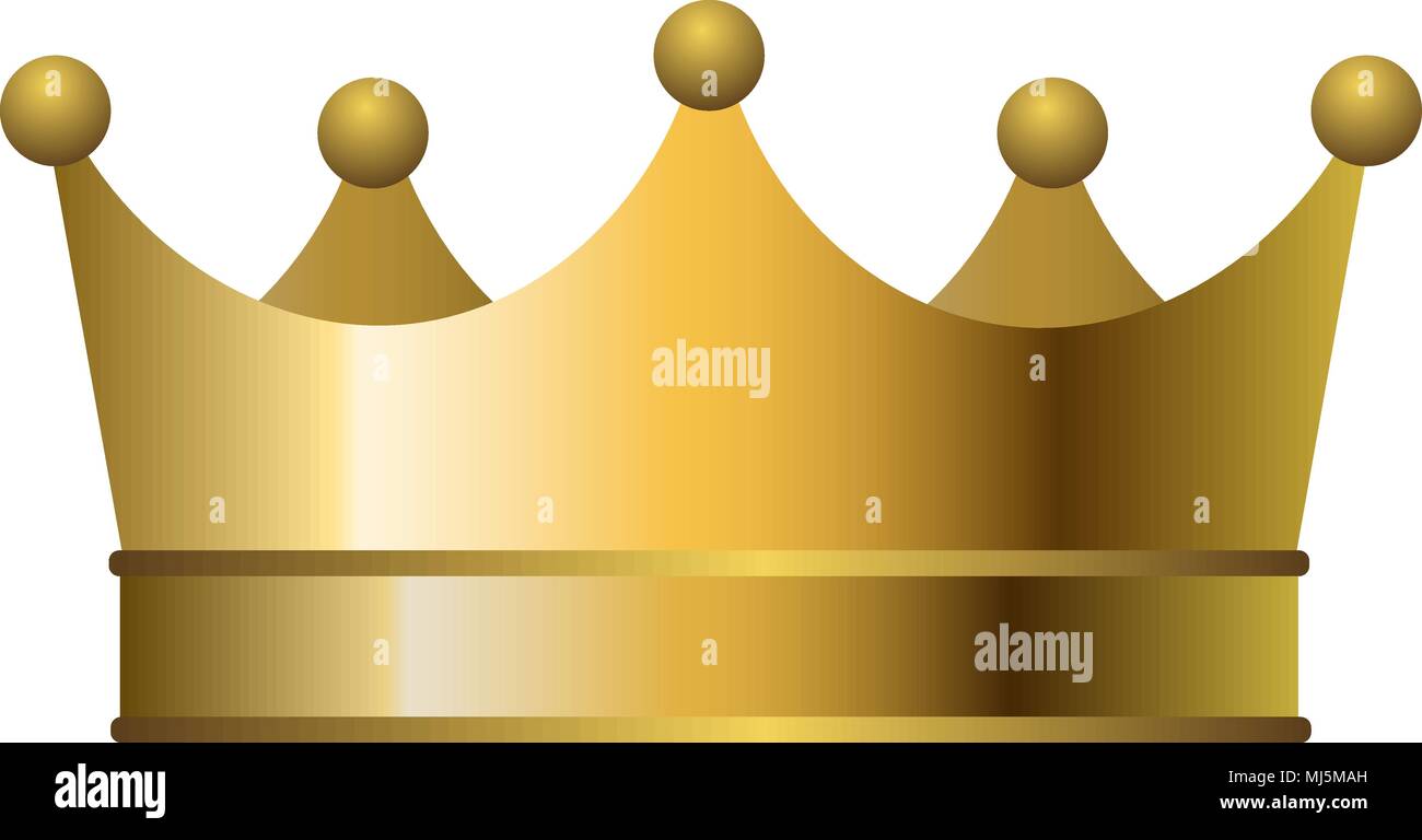 3d realistic golden crown. Vector illustration Stock Vector Image & Art ...