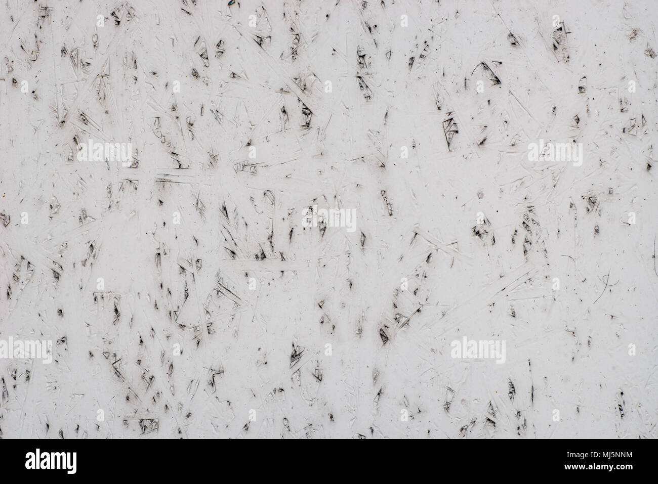 old white painted plywood background texture Stock Photo