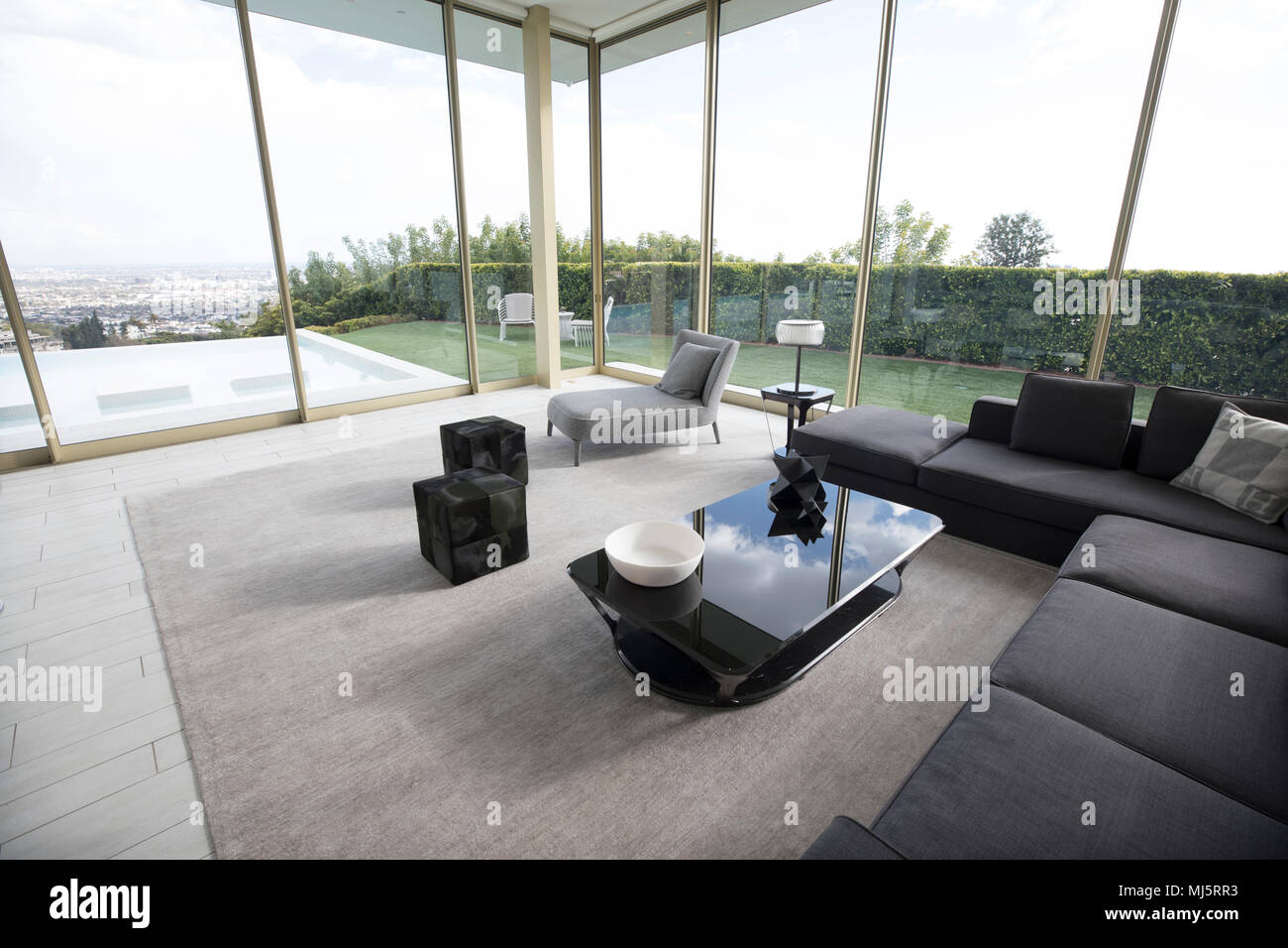 Nile Niami’s property the Opus in Los Angeles California Stock Photo