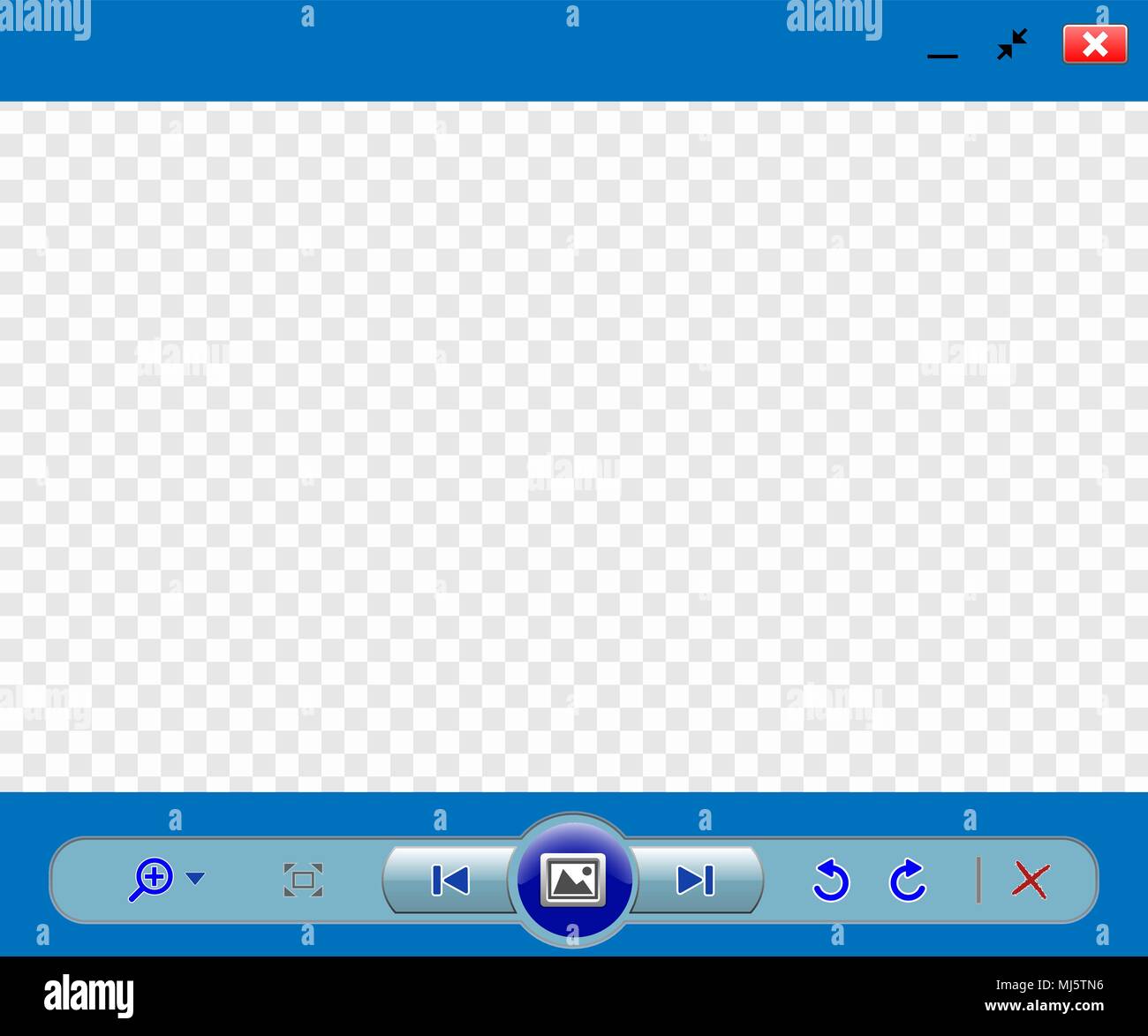  image viewer template. Vector illustration Stock Vector Image & Art