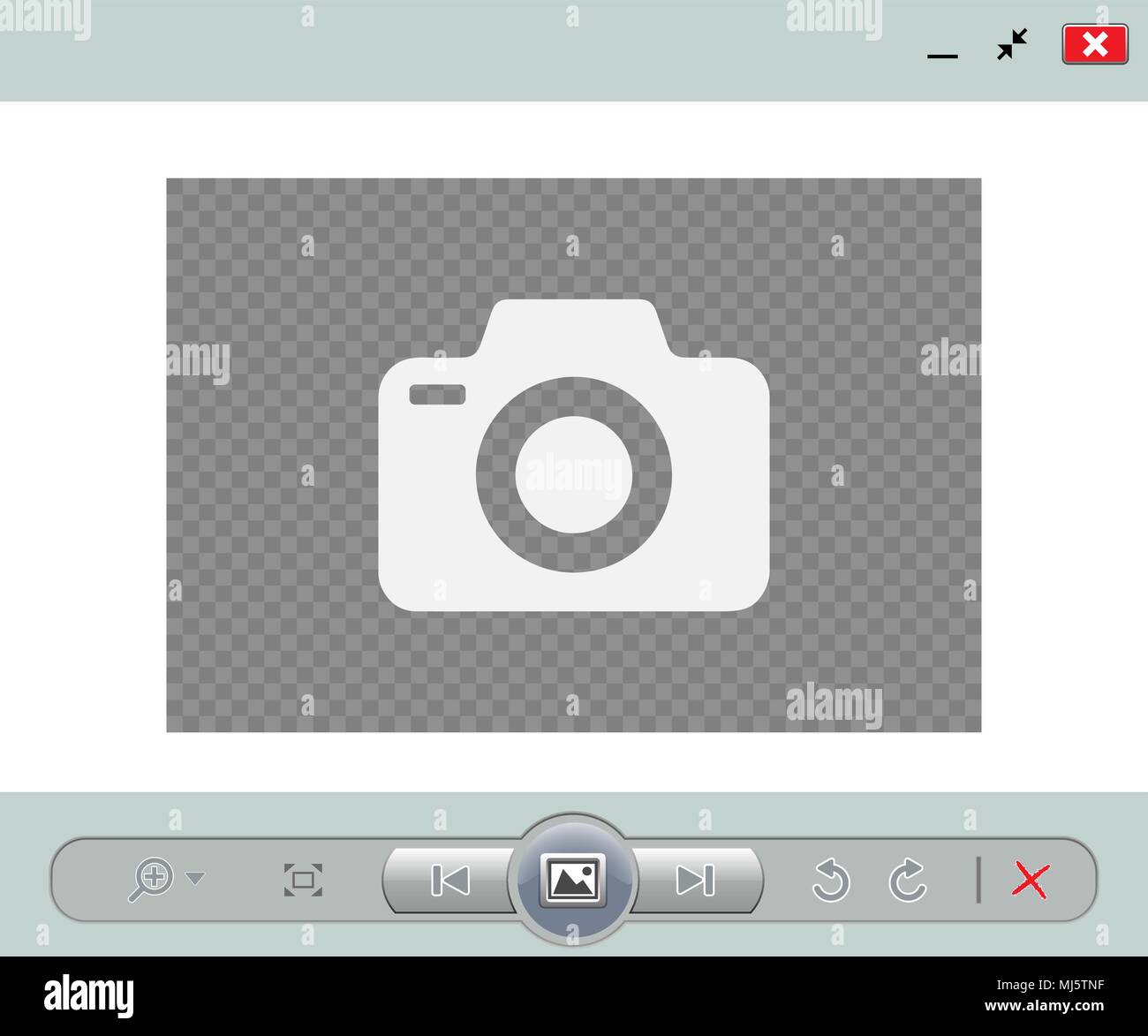  image viewer template. Vector illustration Stock Vector Image & Art