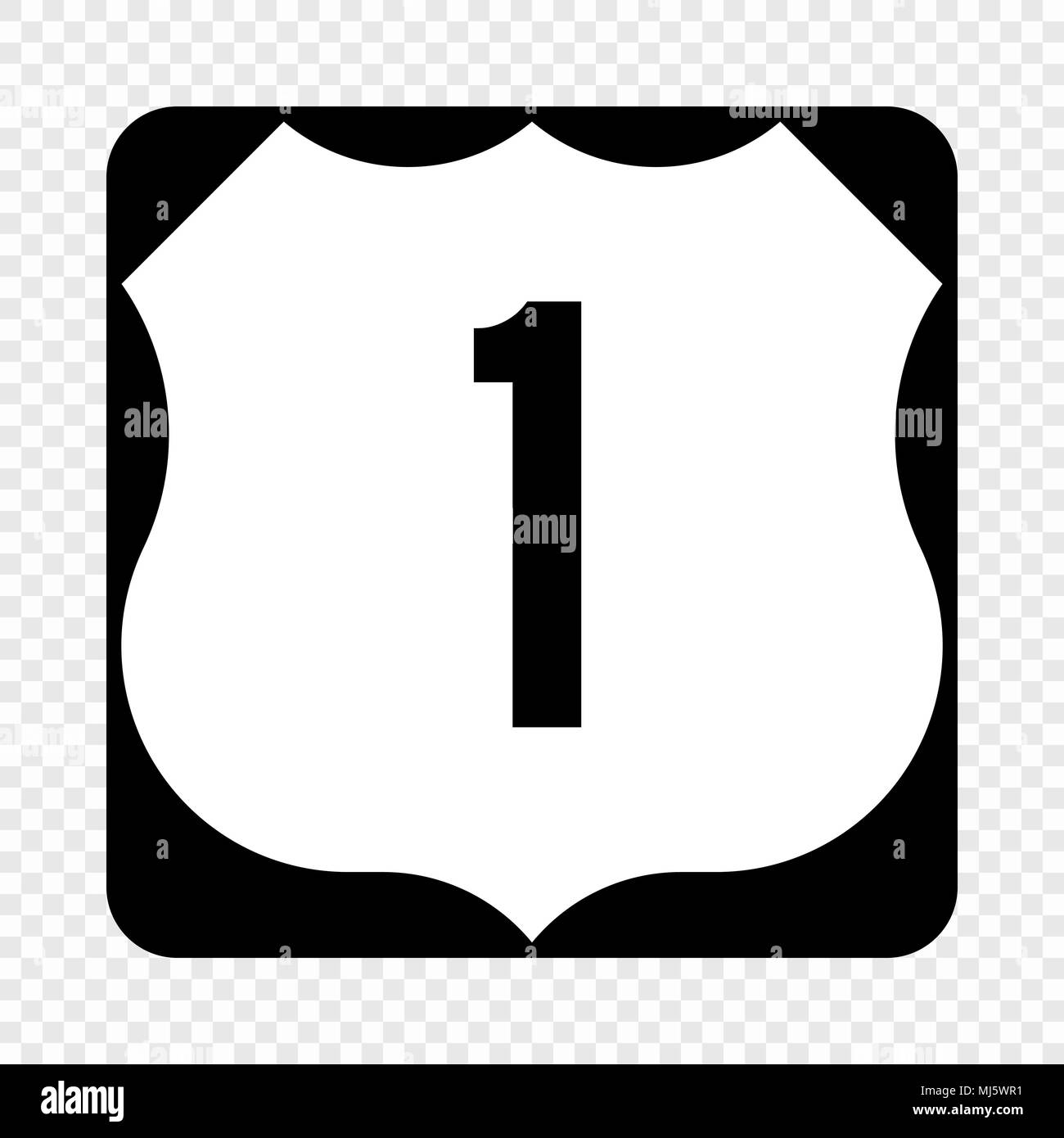 United States Highway shield Stock Vector
