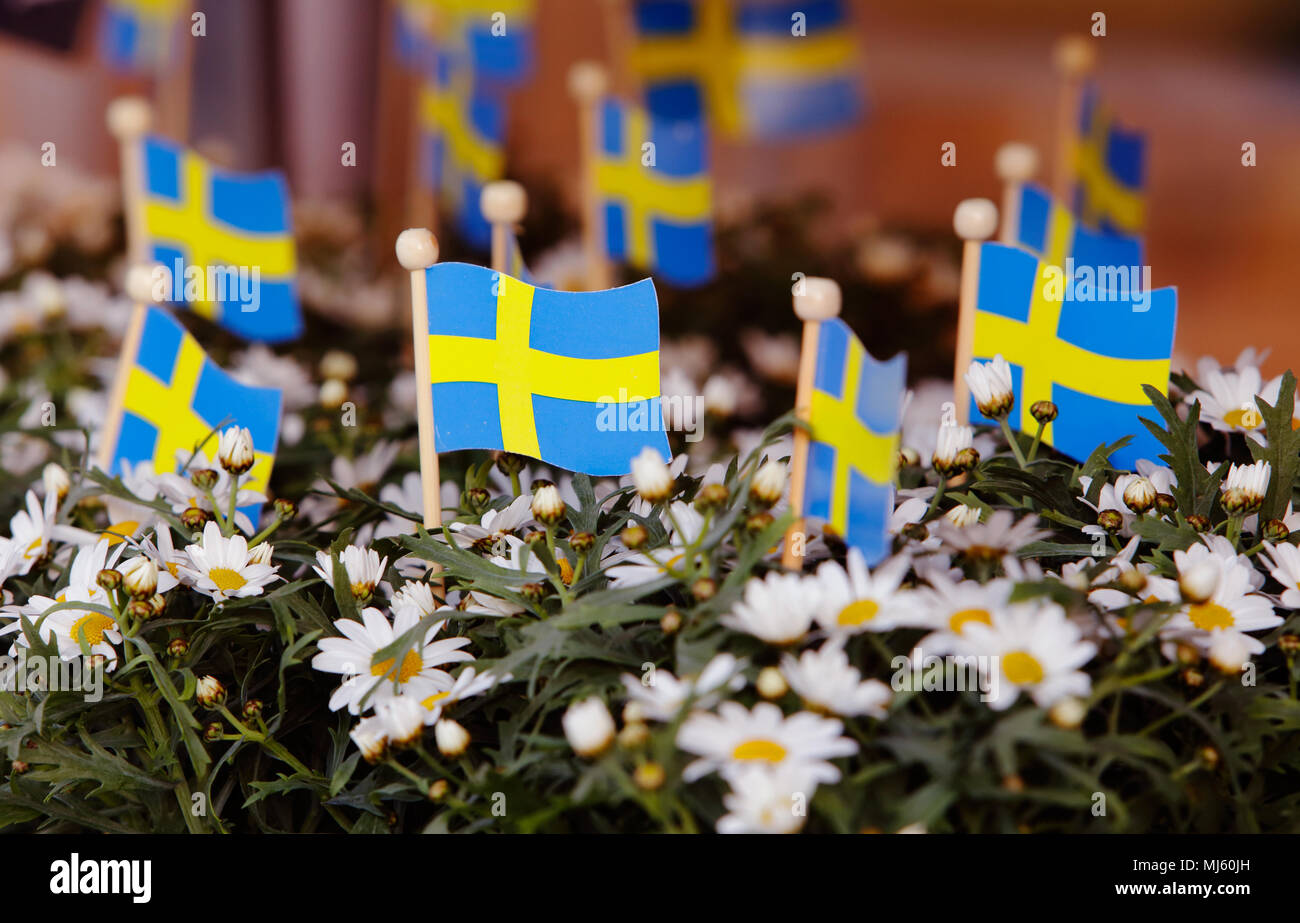 Swedish flags hi-res stock photography and images - Alamy