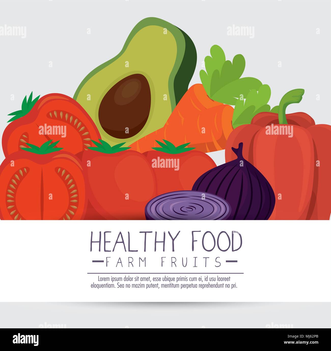 fruits and vegetables group pattern Stock Vector Image & Art - Alamy