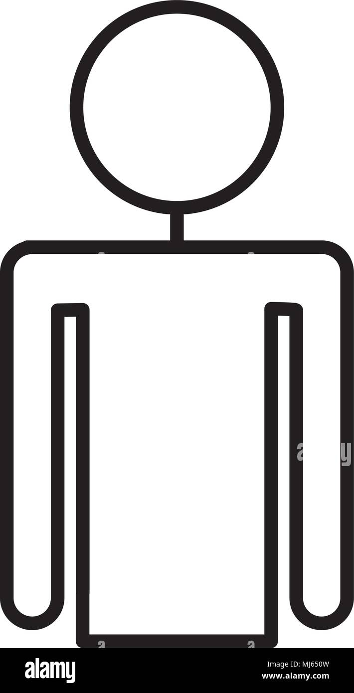 human figure silhouette icon Stock Vector Image & Art - Alamy