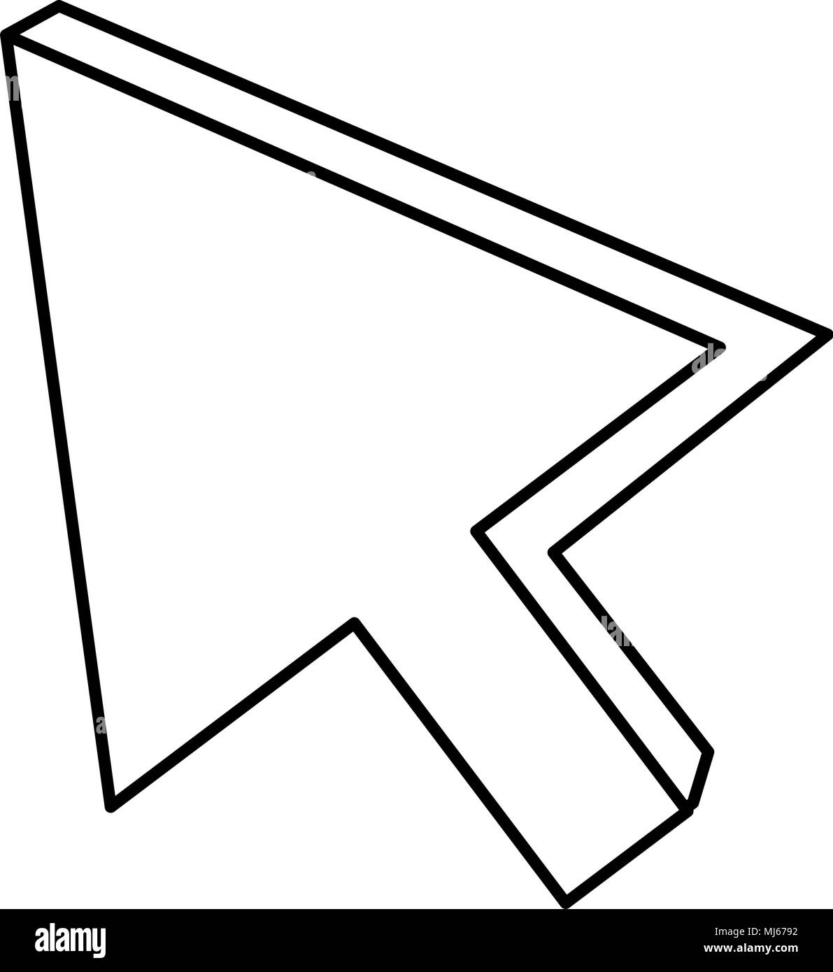 arrow mouse cursor icon Stock Vector Image & Art - Alamy