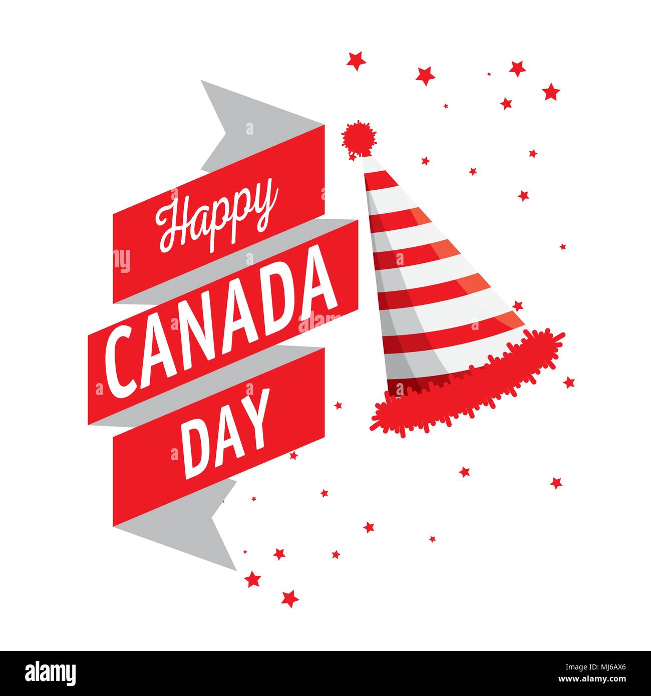 happy canada day celebration poster Stock Vector Image & Art Alamy