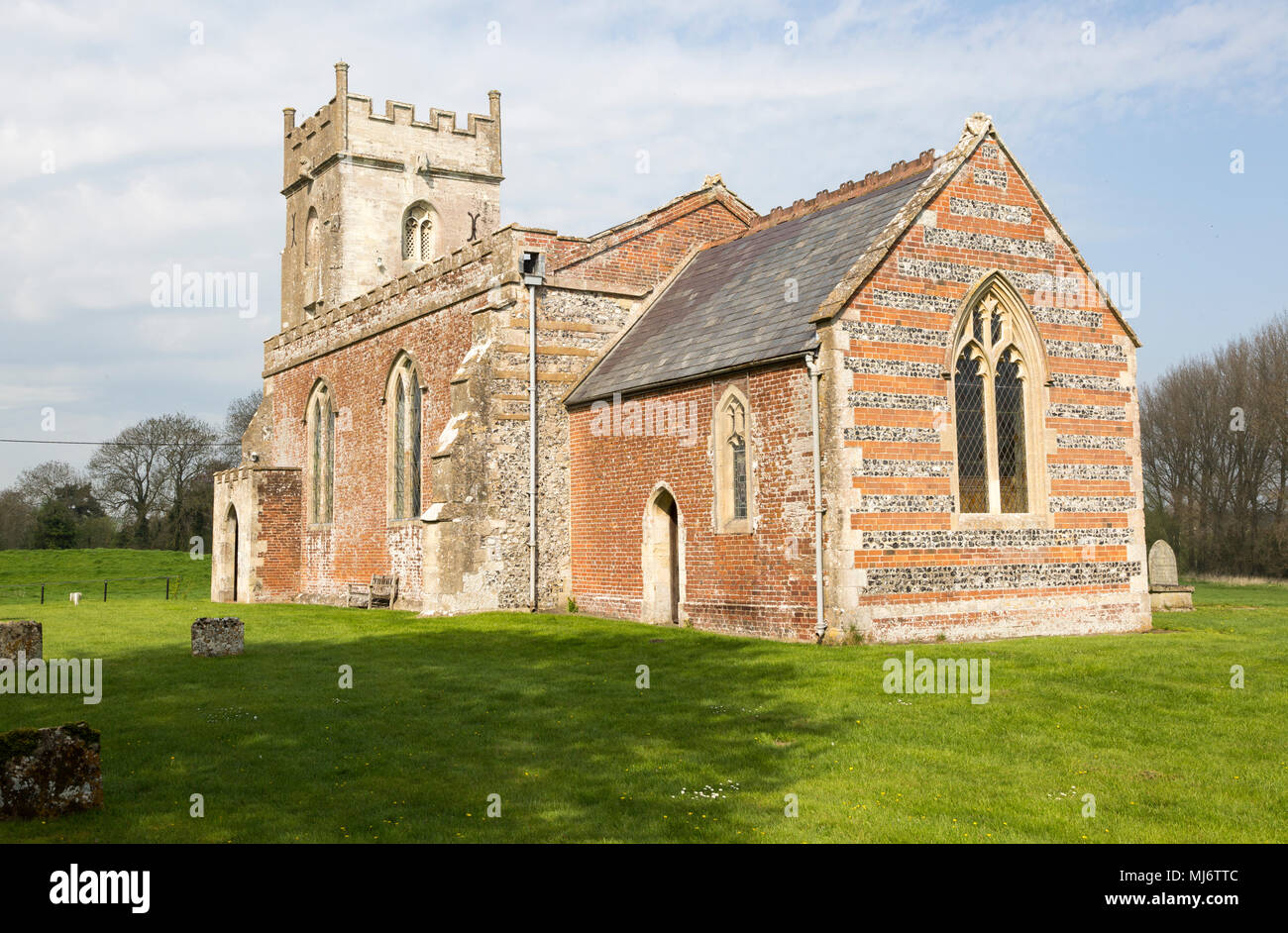 Church of Saint Matthew, Rushall, Wiltshire, England, UK Stock Photo