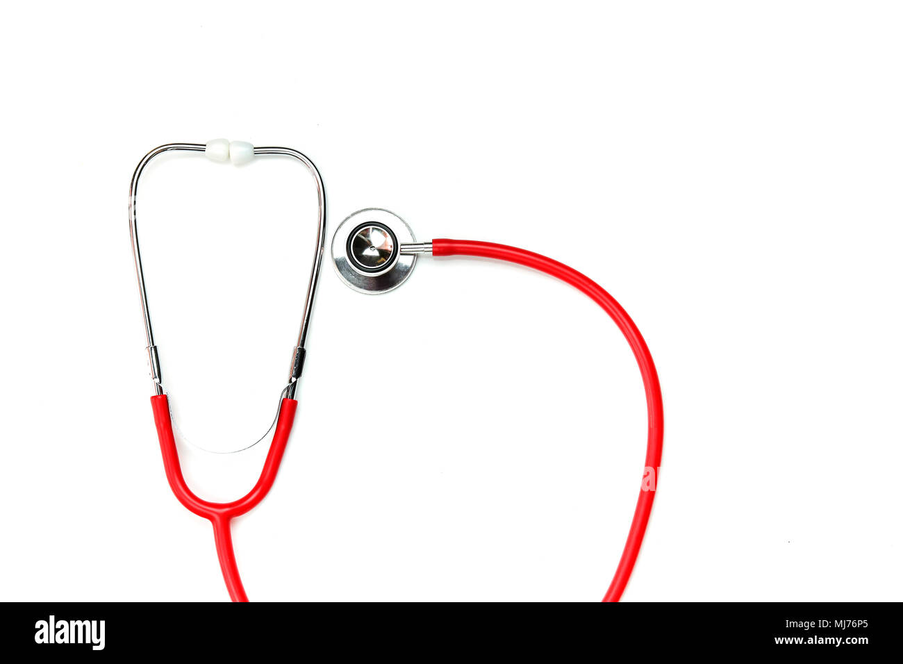 Stethoscope isolated on white background Stock Photo - Alamy