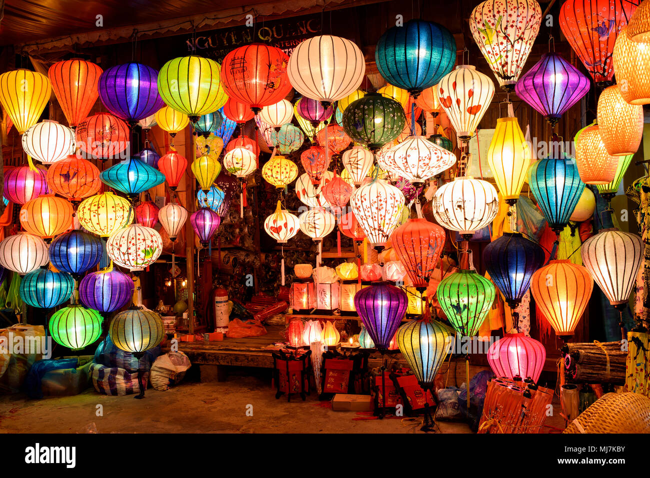 Latern shop in HoiAn, QuangNam, DaNang, VietNam Stock Photo - Alamy