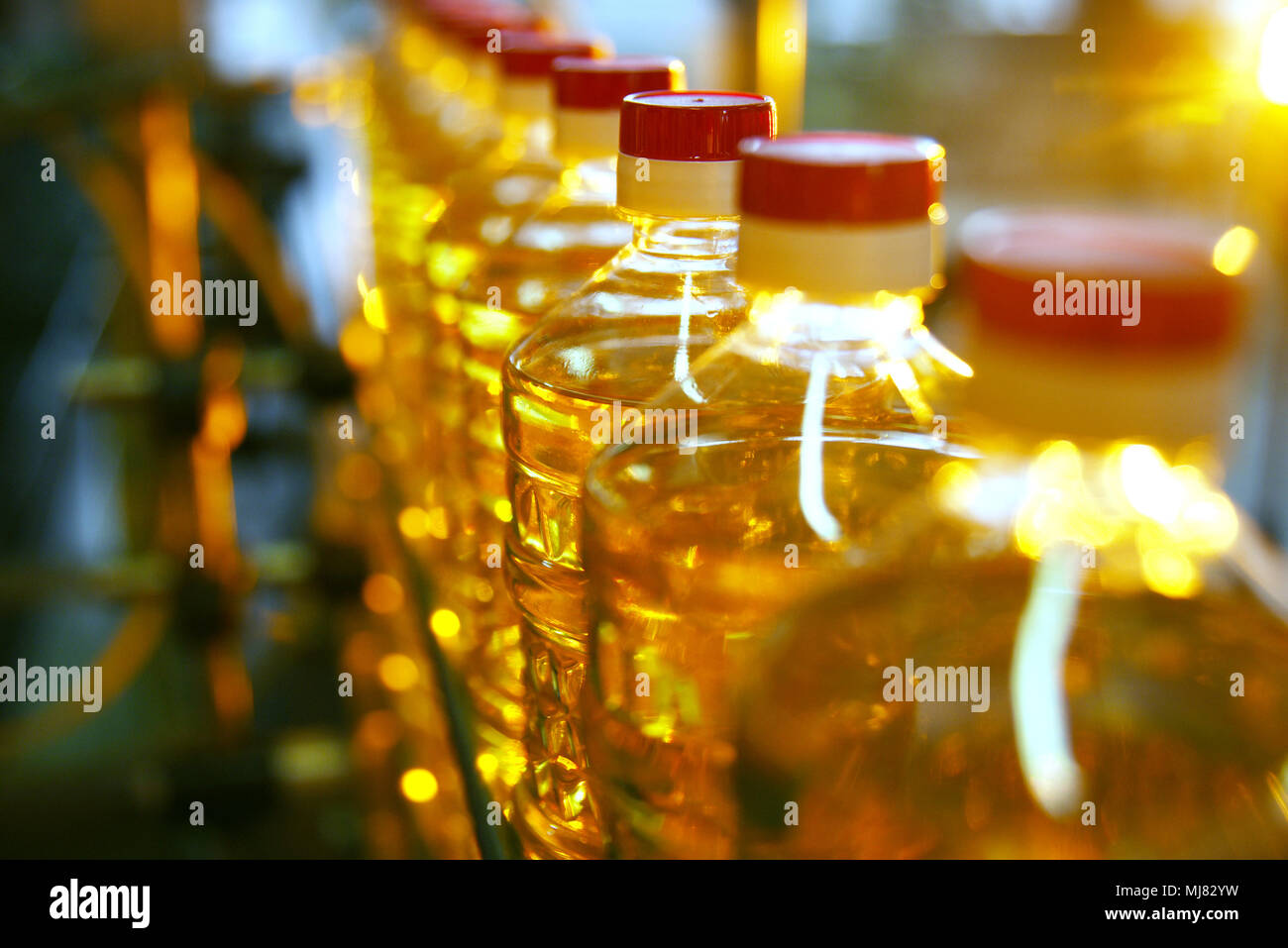 A factory for the production of sunflower oil Stock Photo Alamy