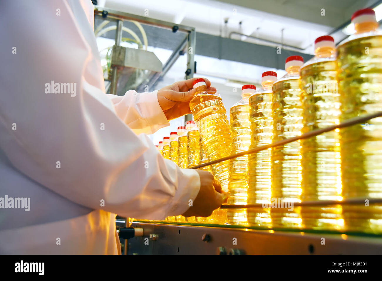 A factory for the production of sunflower oil Stock Photo Alamy