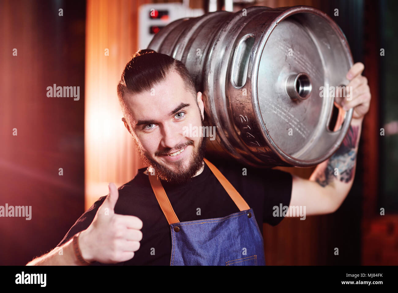 Beer barrel man hires stock photography and images Alamy