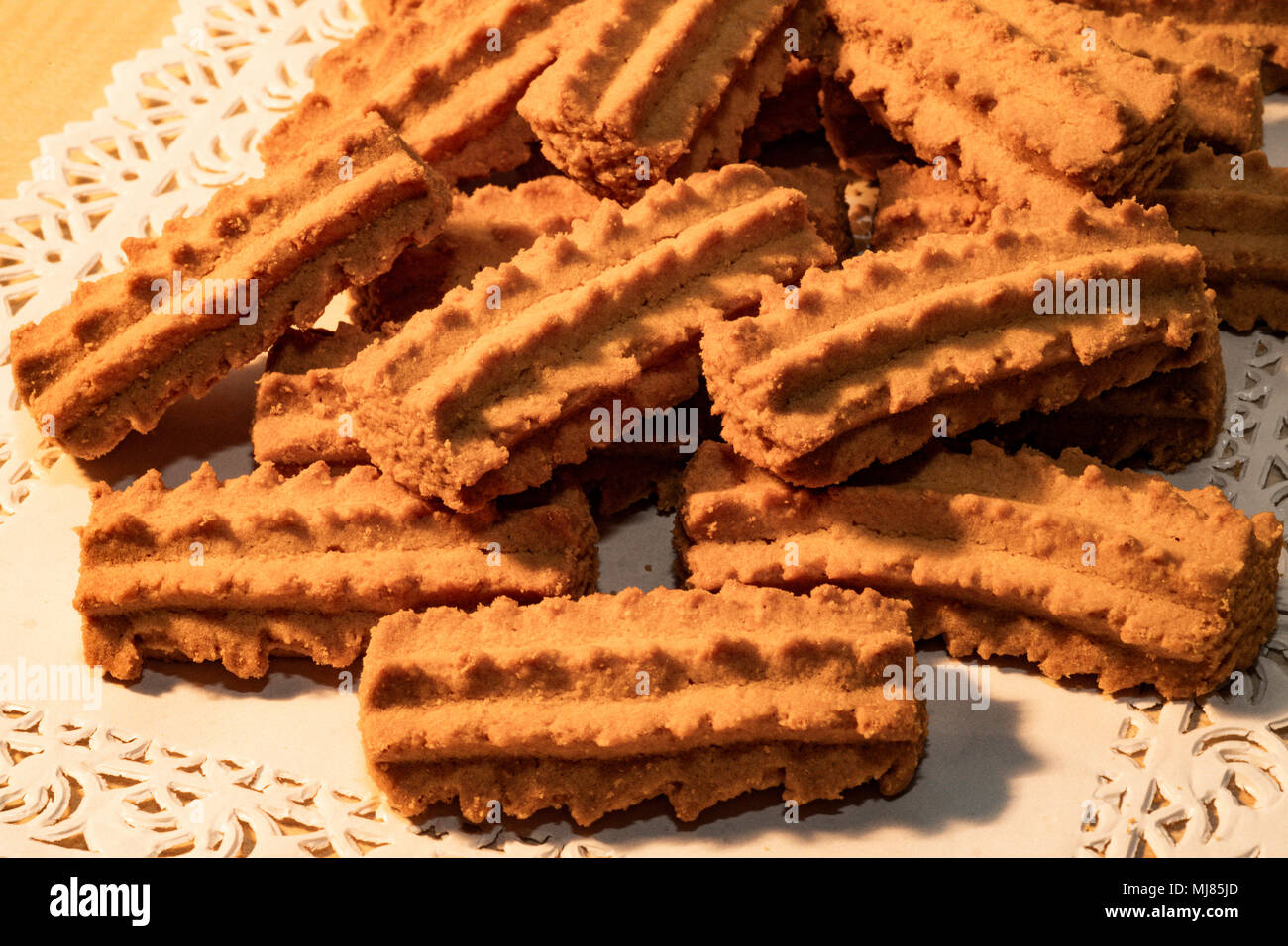 Italy Tuscany " Biscotti con ricci " -Biscuits with curly Stock Photo -  Alamy