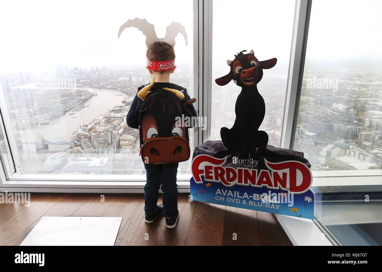 Ferdinand DVD launch event at The Shard Blu-ray and DVD release of Ferdinand  - out April 16 - Where: London, United Kingdom When: 03 Apr 2018 Credit:  Joe Pepler/PinPep/WENN.com Stock Photo - Alamy
