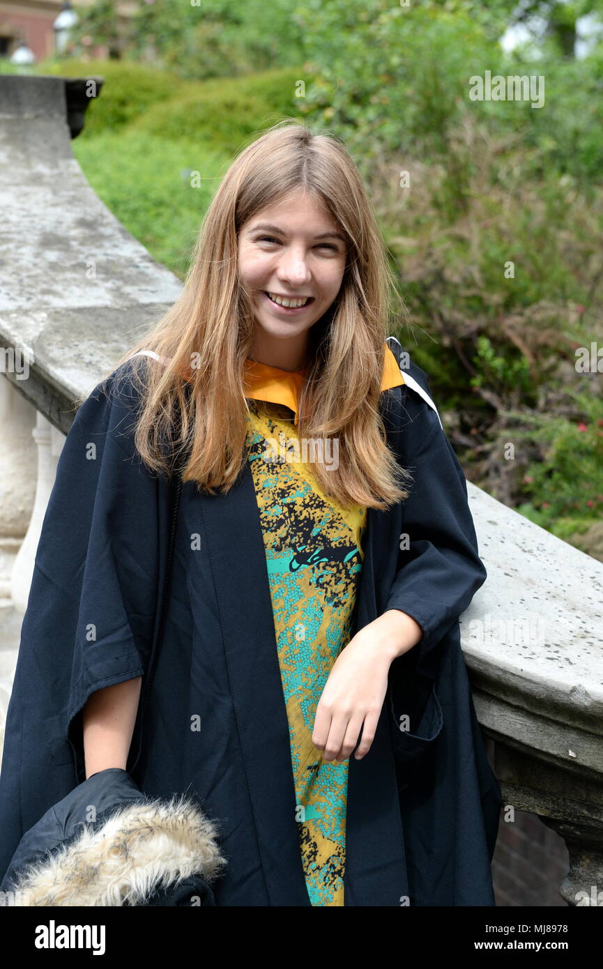 Imperial college postgraduate Rhiannon Holden graduation day at Royal ...