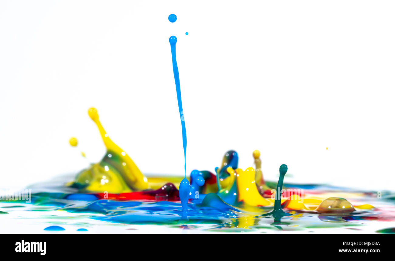 Green ink splash hi-res stock photography and images - Alamy