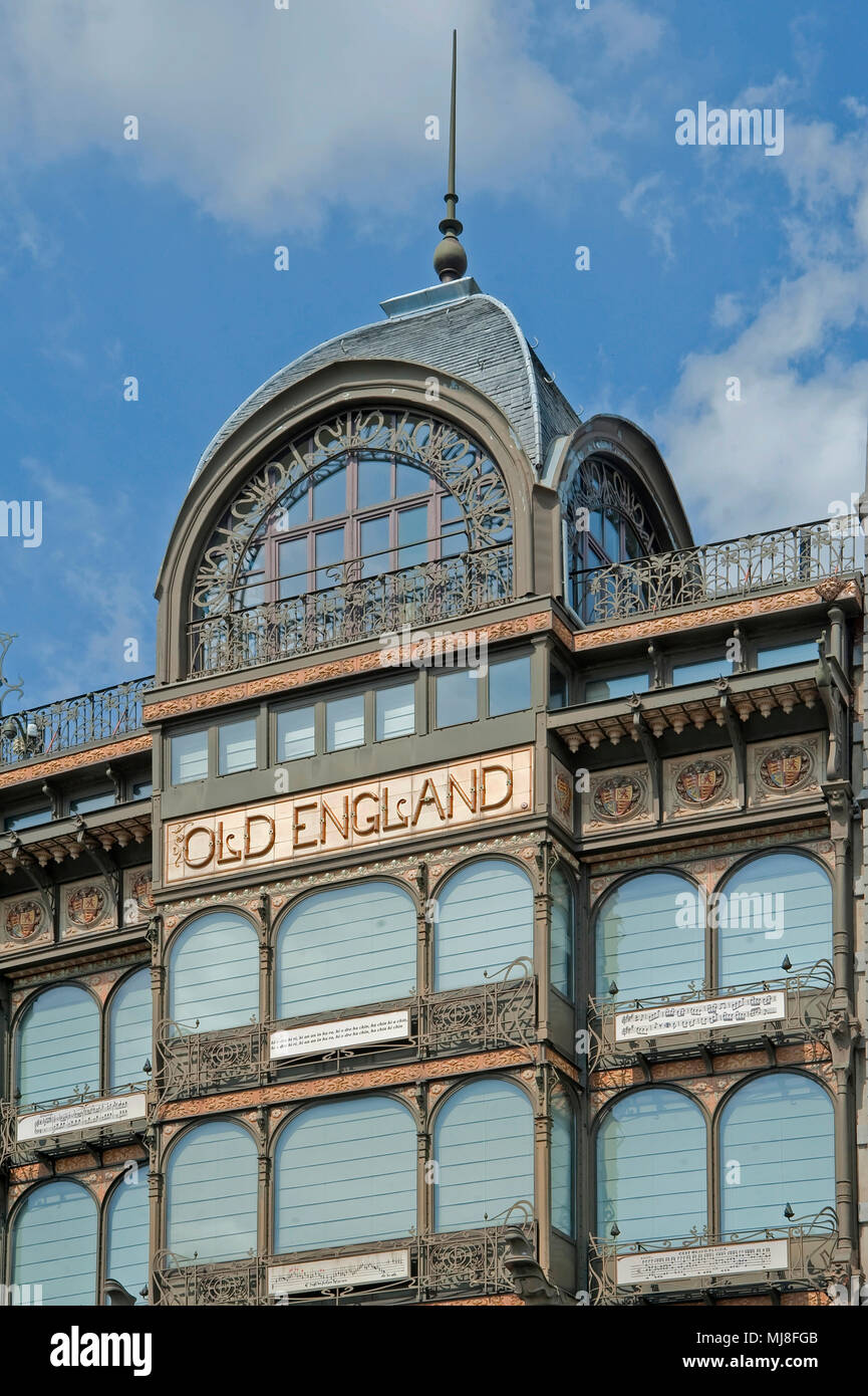 Musical Instrument Houses The Old England houses the Musical Instrument Museum, Brussels, Belgium ...